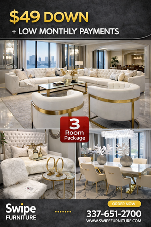 Farrah Cream Velvet 3roompackage