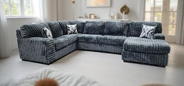 Austin Couduroy Sectional – Free Rug or Smart Tv