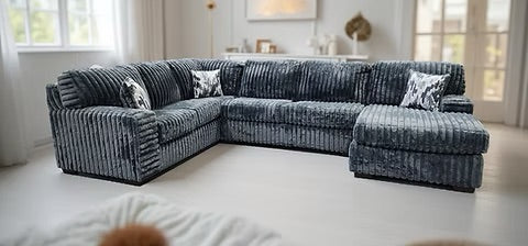 Austin Couduroy Sectional – Free Rug or Smart Tv