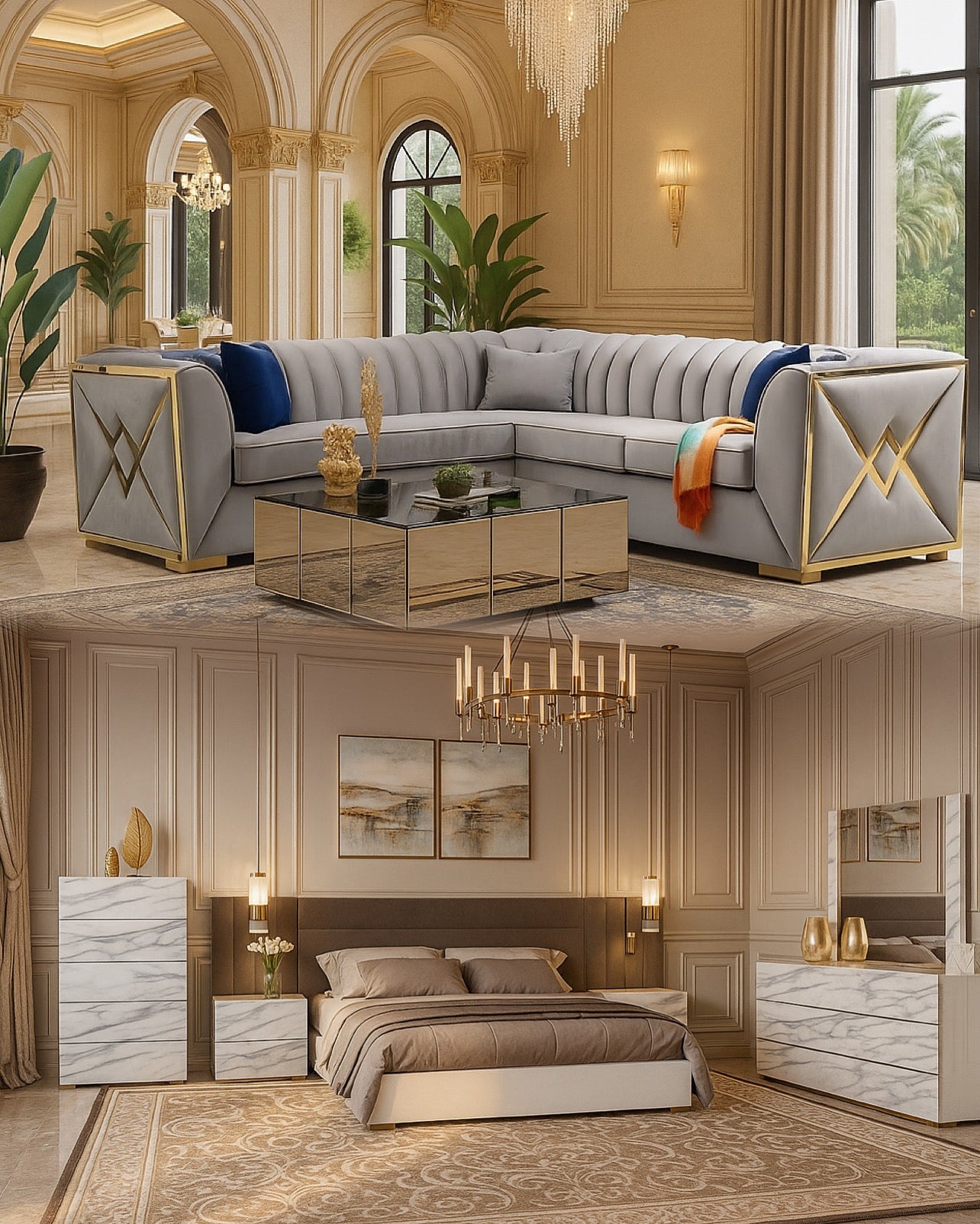 Julia Gold 2-Room Package