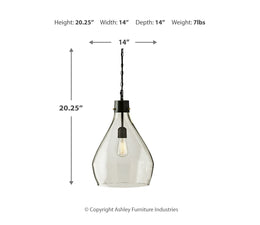 Avalbane Glass Pendant Light (1/CN)