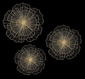 Gold Metal Wire Mixed Media