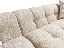 Ivy Sand Boucle LAF 110" Sectional