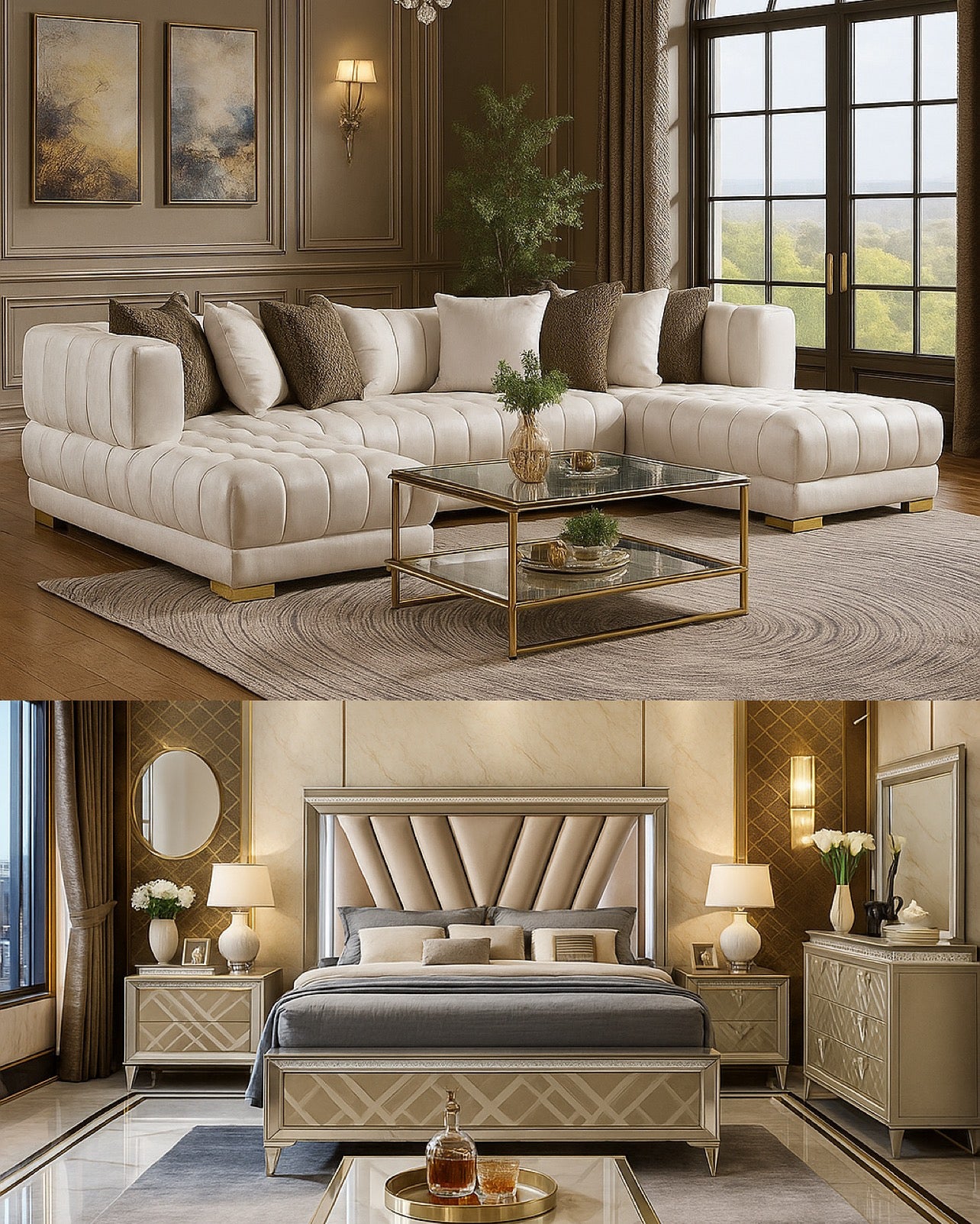 Nova Gold 3-Room Set