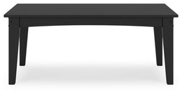 Hyland wave Rectangular Cocktail Table