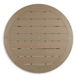 Fairen Trail Round Bar Table w/UMB OPT