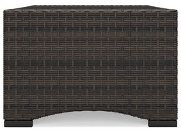 Windglow Outdoor Loveseat and 2 Chairs with Coffee Table