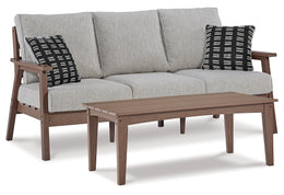 Emmeline 2 Adirondack Chairs with Connector Table