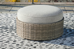 Calworth Ottoman with Cushion
