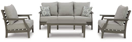 Visola Outdoor Sofa with 2 Lounge Chairs