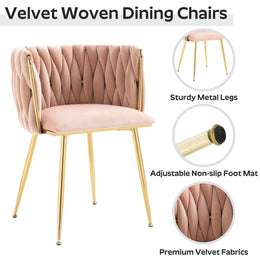Raykwan 4 - Person Three Leg Dining Set (Pink)