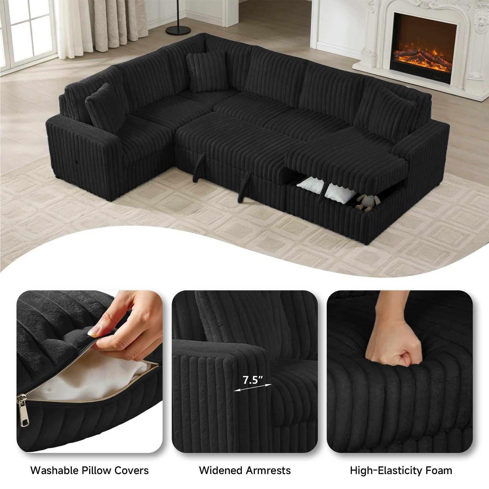 S3675 Raha II (Black)