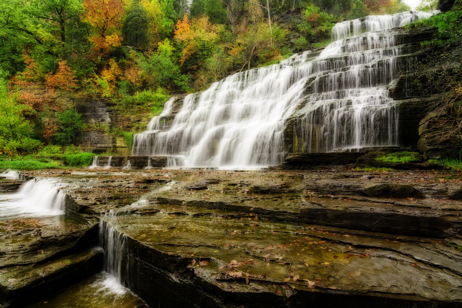 Waterfall (Small) Giclee Canvas