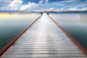 Long View Pier By Danita Delimont (Small) Giclee Canvas
