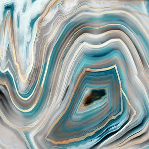 Temp Glass W/Foil - Abstract Quartz 2 Tempered Glass