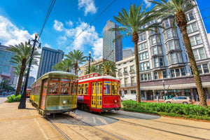 Temp Glass W/ Foil - New Orleans Trolley Tempered Glass