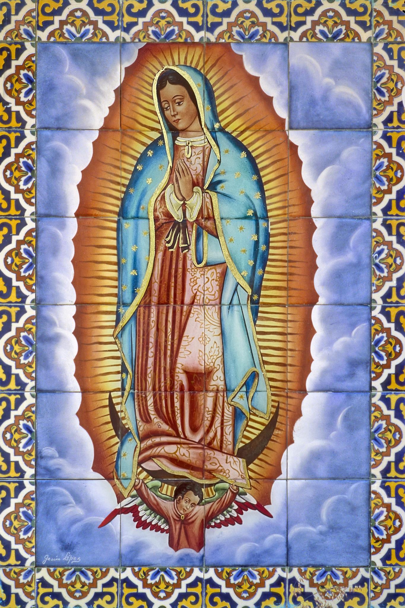 Tempered Glass W/ Foil - Virgin Mary Tempered Glass
