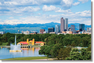 Temp Glass W/ Foil - Denver Skyline Tempered Glass