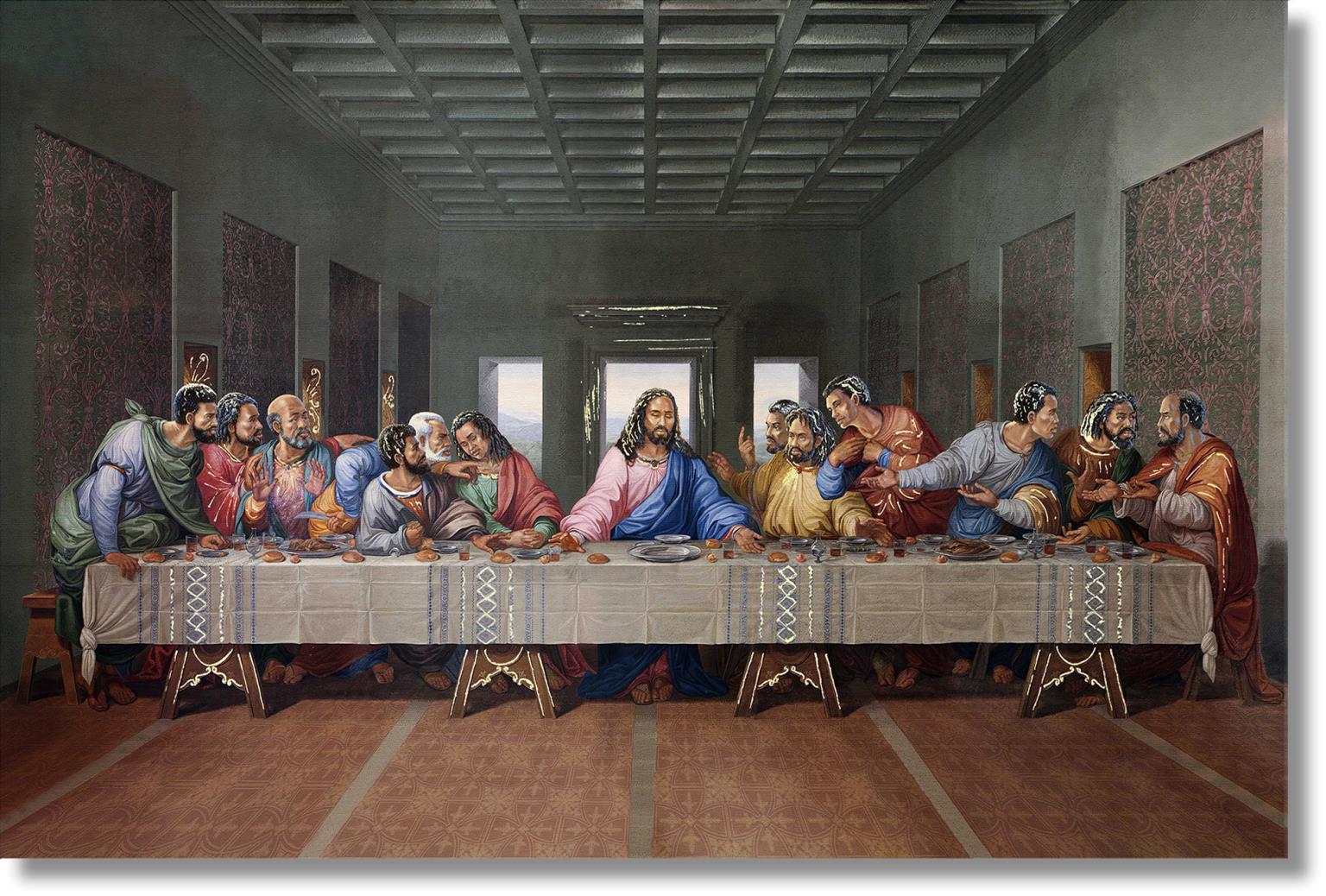 Temp Glass W/ Foil - Last Supper (Ethnic) Tempered Glass