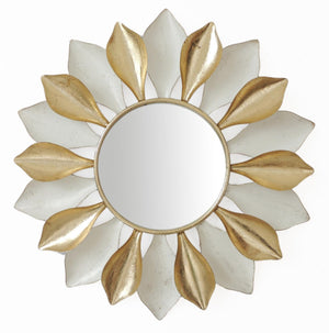 Metal Wall Mirror Mixed Media