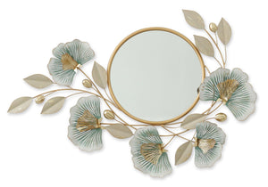 Metal Wall Mirror Mixed Media