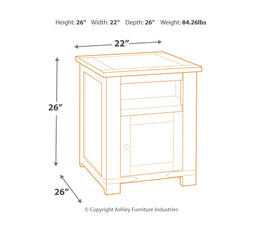 Budmore Rectangular End Table