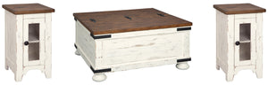 Wystfield Coffee Table with 2 End Tables