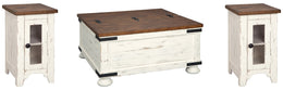 Wystfield Coffee Table with 2 End Tables