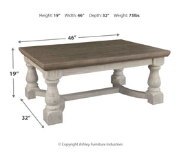 Havalance Coffee Table with 1 End Table
