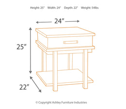 Stanah Coffee Table with 2 End Tables