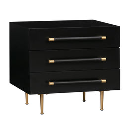 Trident Black Nightstand - UK