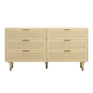Sierra Buttermilk 6 Drawer Dresser