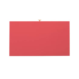 Suzie Coral Pink & Rattan Nightstand - UK