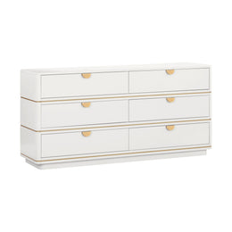 Julieta Cream 6 Drawer Dresser