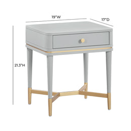 Julieta Grey Nightstand