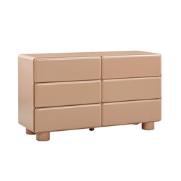 Tammy Taupe 6-Drawer Dresser