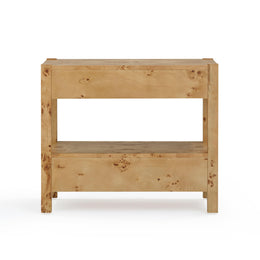 Brandyss Honey Burl Nightstand