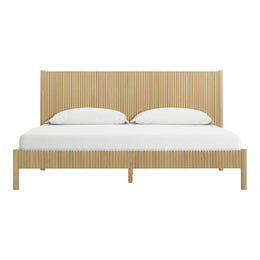 Tyla Natural Wood King Bed