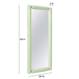 Cozzi Mint Green Large Floor Mirror