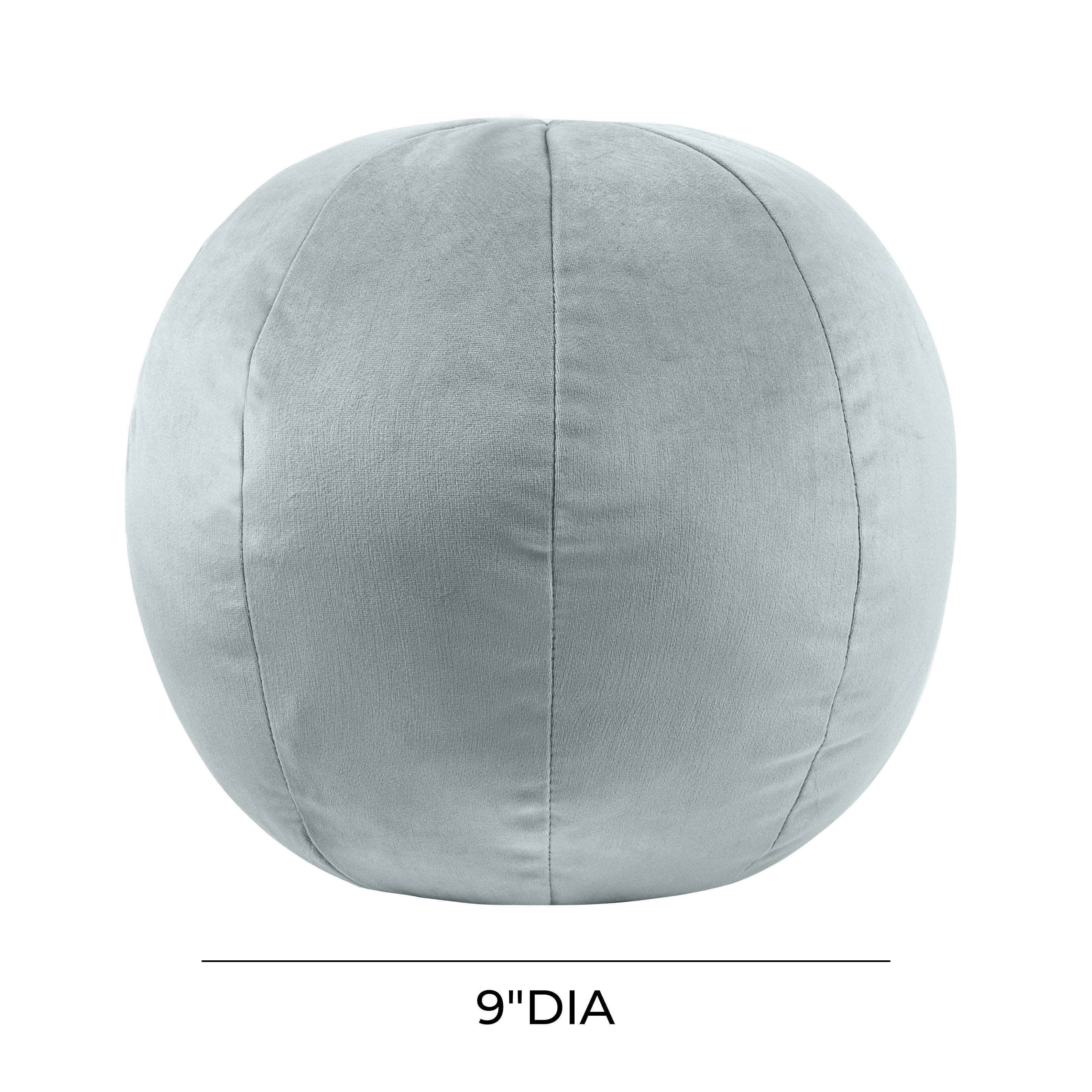 Boba 9 Inch Sea Blue Velvet Pillow