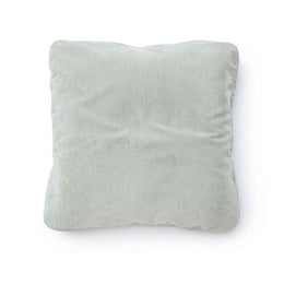 Tipsy Mint Green Upcycled Chenille 24" x 24" Square Floppy Pillow