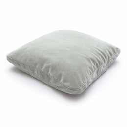 Tipsy Mint Green Upcycled Chenille 24" x 24" Square Floppy Pillow