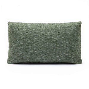 Malolo Green Basketweave 20”x12" Rectangular Vegan-Down Pillow - COVER