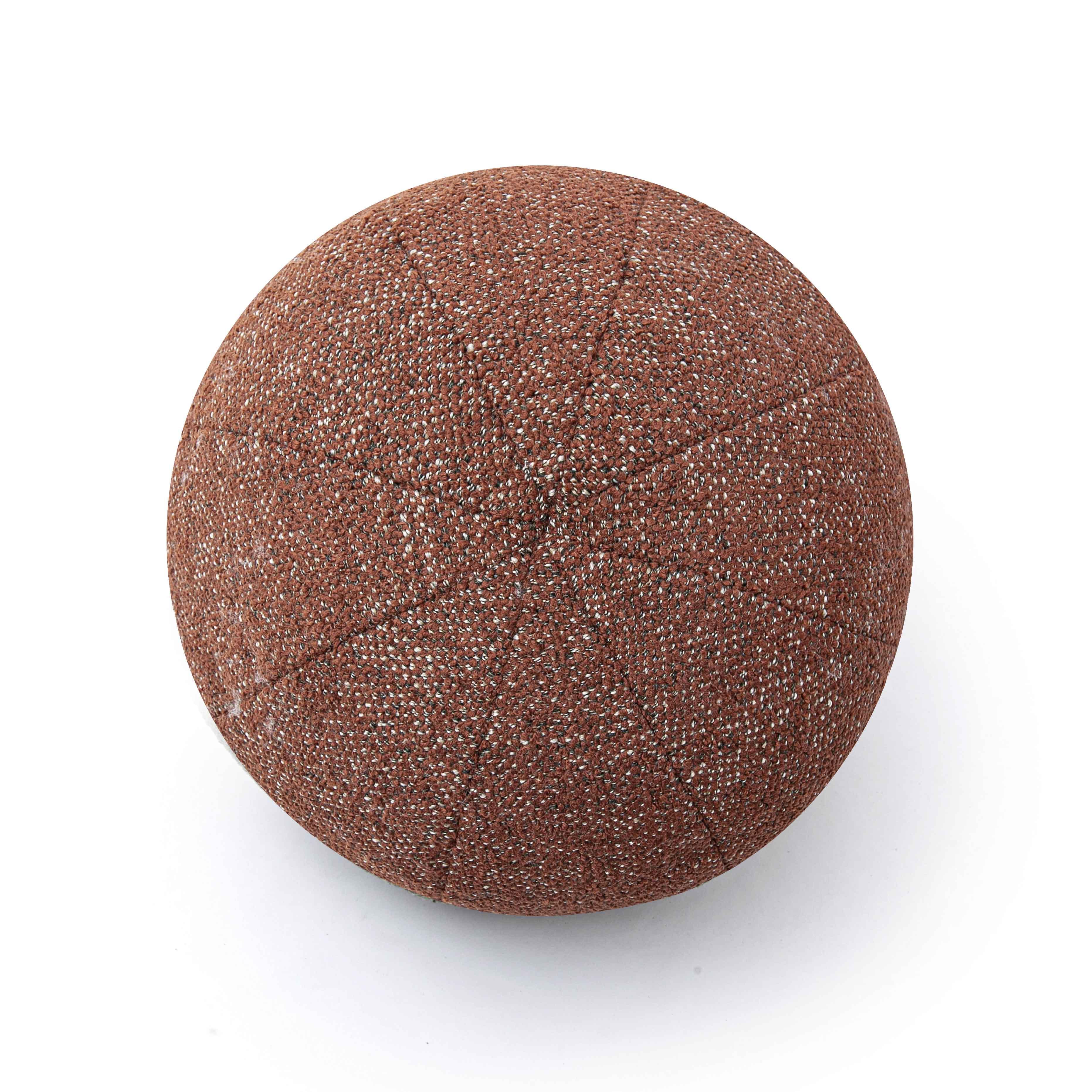 Boba Red Sedona Textured Basketweave 9" Pillow