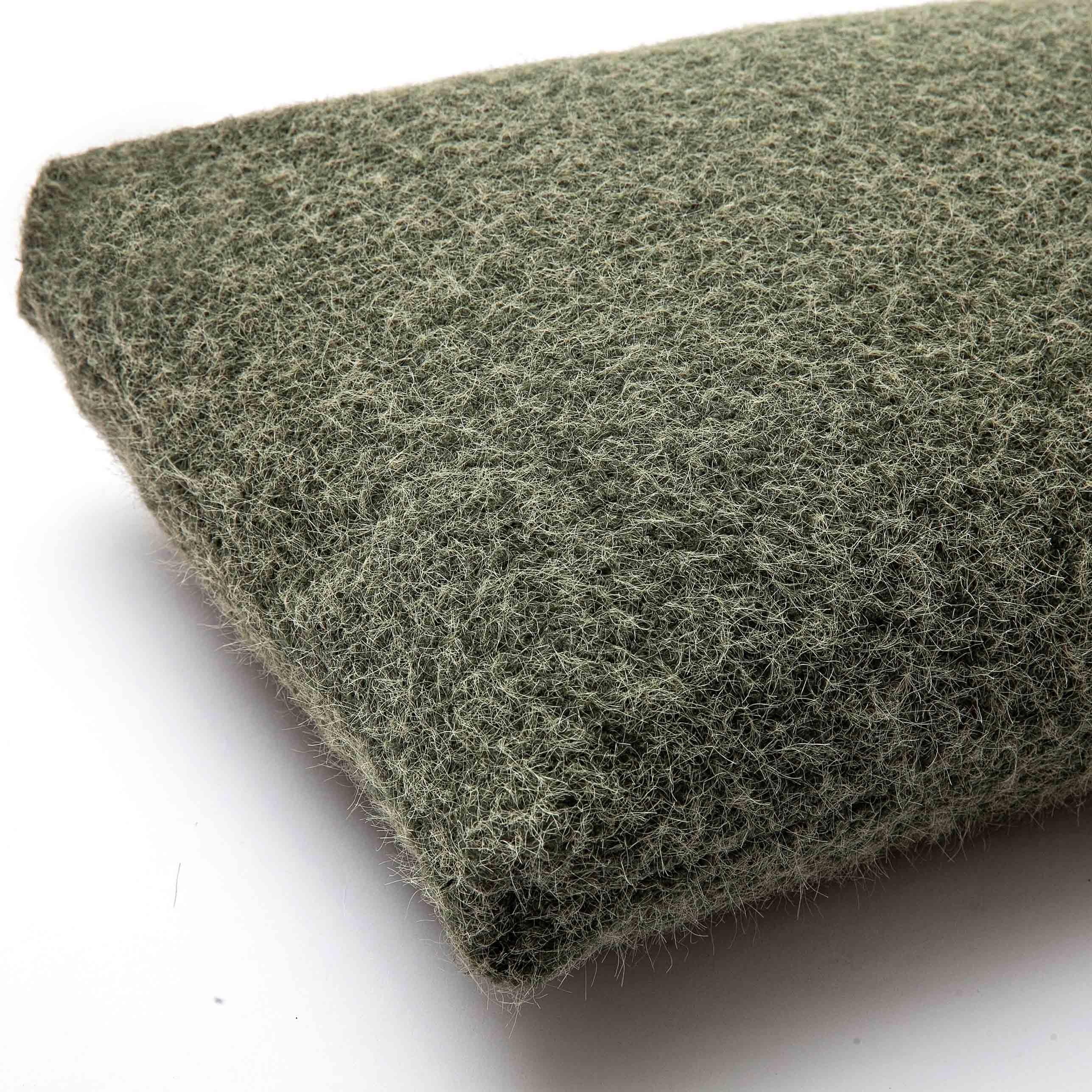 Malolo Green Long Mohair 20 x 12 inch Rectangular Vegan-Down Pillow