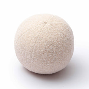 Boba Rose-Tan Long Mohair 14" Pillow
