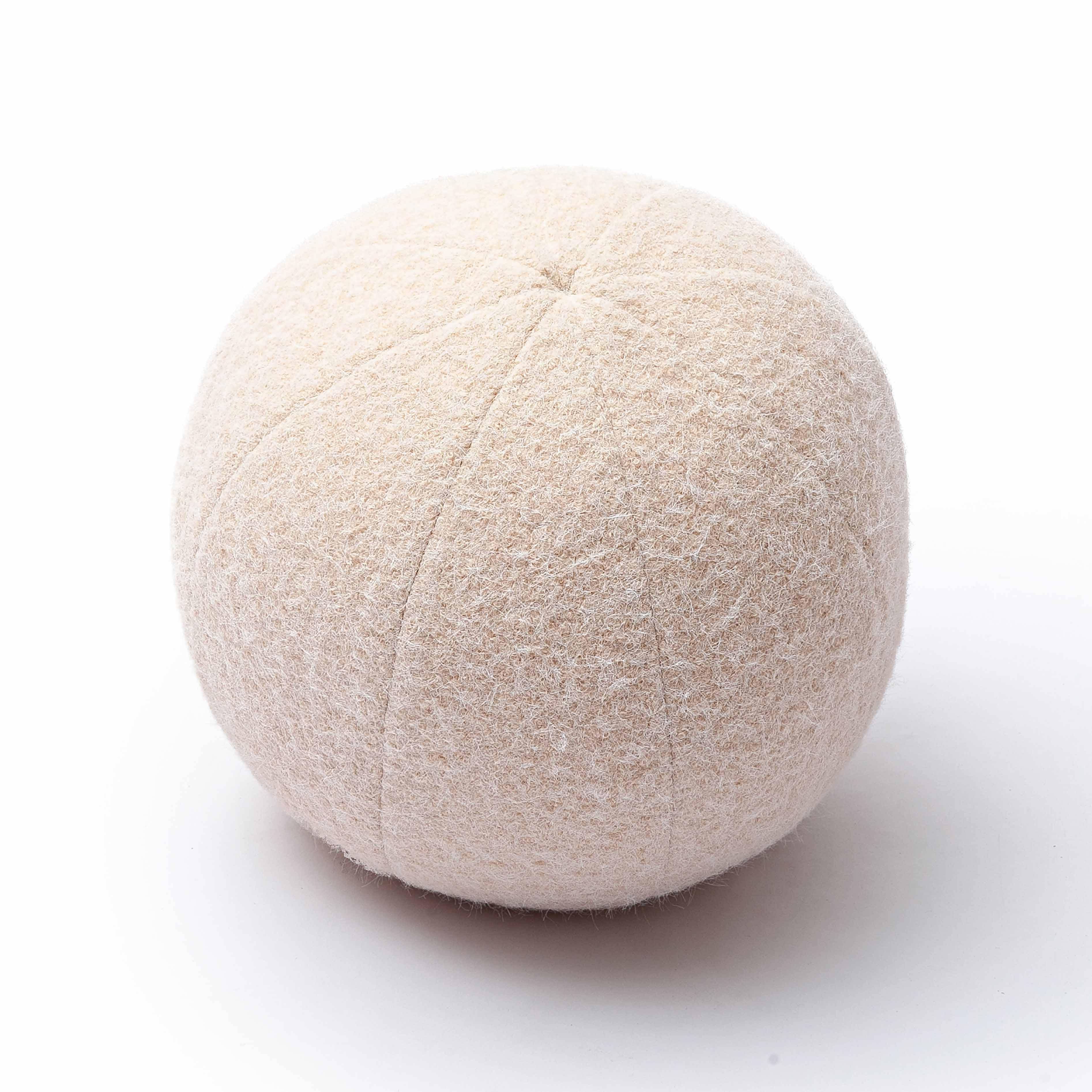 Boba Rose-Tan Long Mohair 14" Pillow