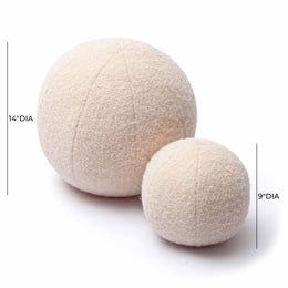 Boba Rose-Tan Long Mohair 14" Pillow