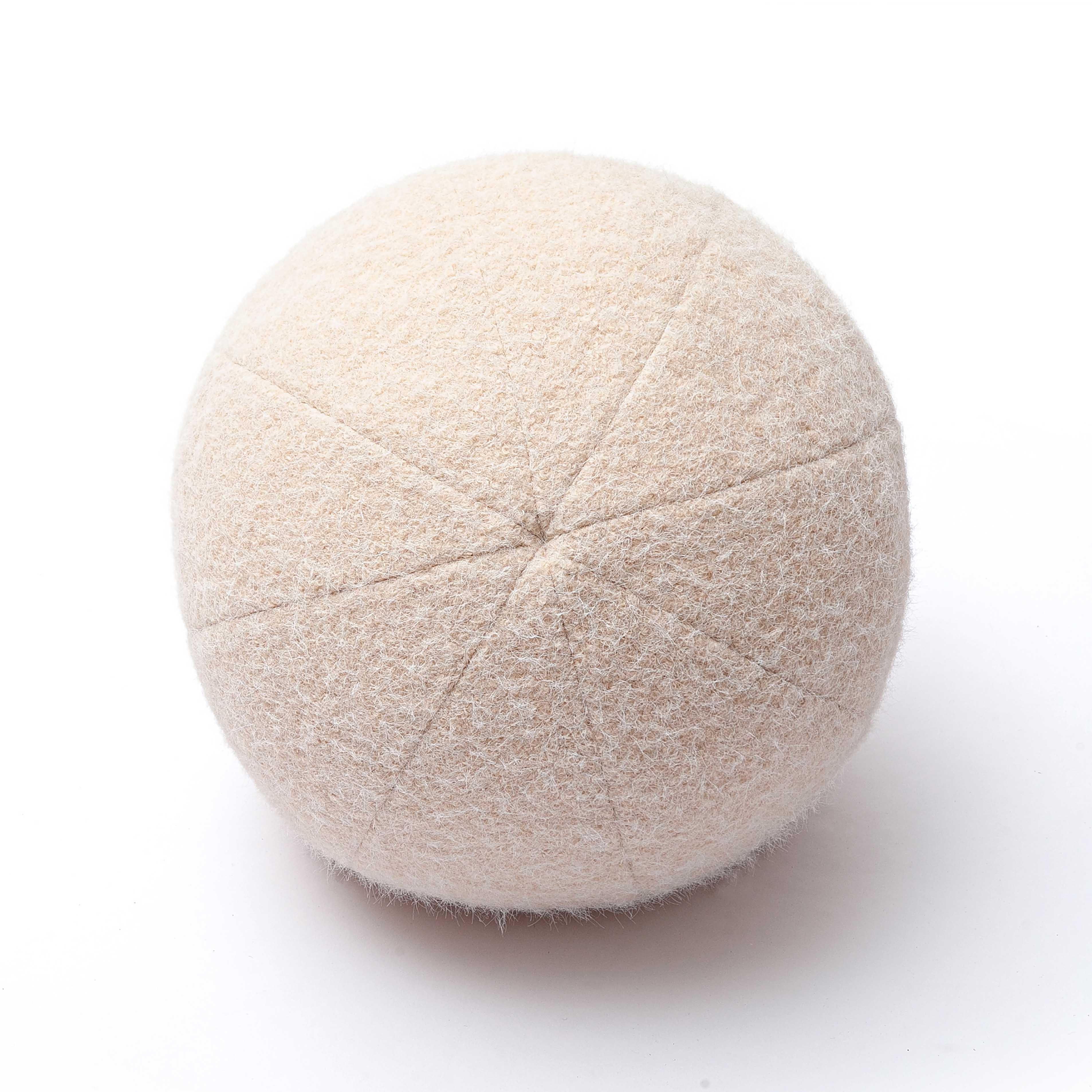 Boba Rose-Tan Long Mohair 9" Pillow
