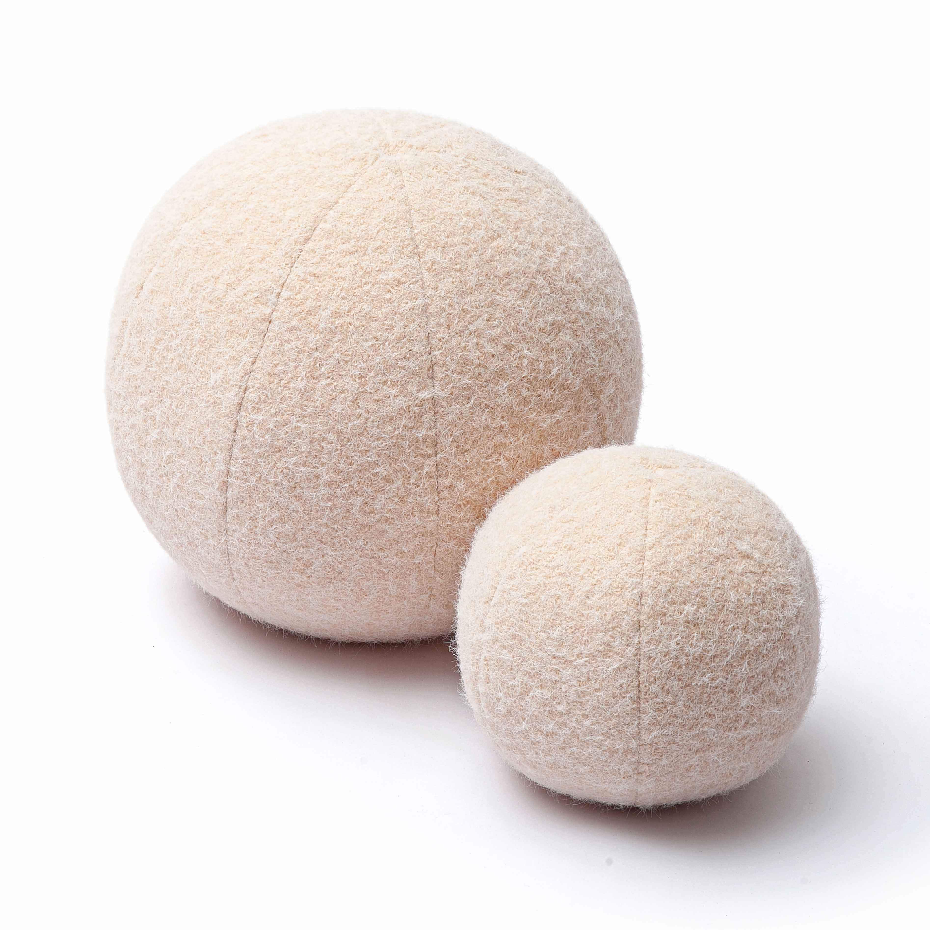 Boba Rose-Tan Long Mohair 9" Pillow